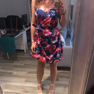 Floral Parker Black dress